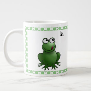 Extra big frog large coffee mug