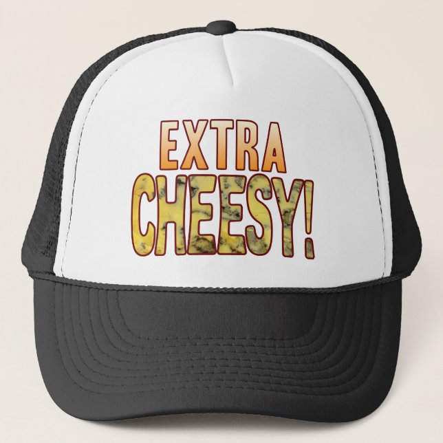 Extra Blue Cheesy Trucker Hat (Front)