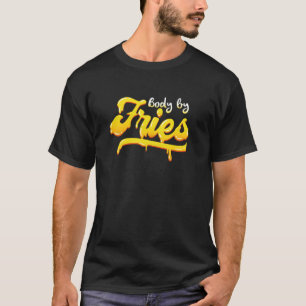 Extra Cheese French Fries Fast Food Lover Graphic  T-Shirt