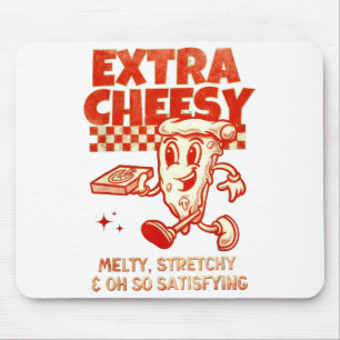 Extra Cheesy Unhinged Funny Retro Funny Adult Pran Mouse Pad