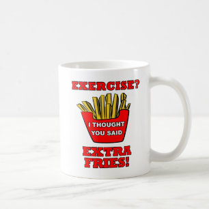 Extra Fries Funny Mug