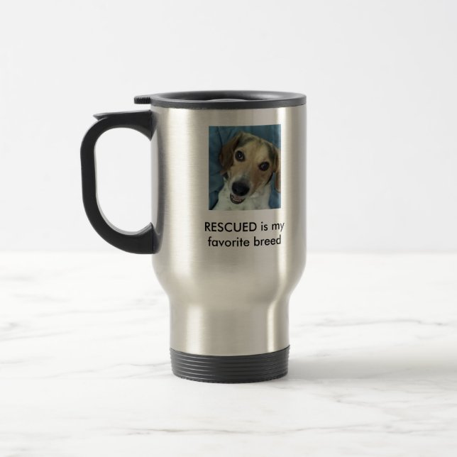 Extra Happy Stan Travel Mug - Customized (Left)