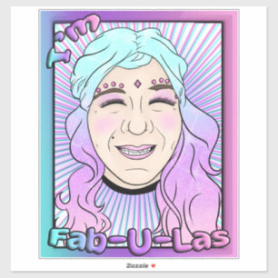 Extra-Large 14" x 14" Custom-Cut Vinyl Stickers