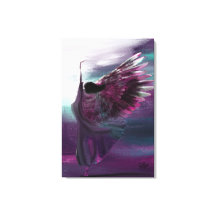 Extra Large Christian Abstract Angel Purple
