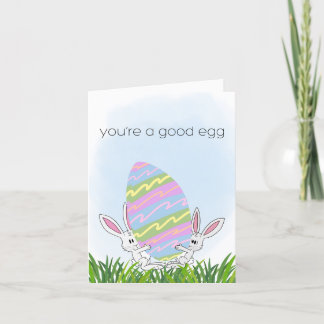 Extra Large Easter Egg  Card