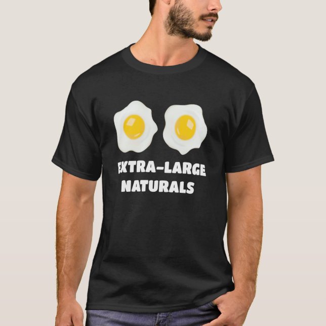Extra Large Natural Eggs T-Shirt (Front)
