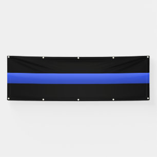 Extra Large Thin Blue Line Banner