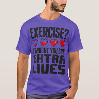 Extra Lives Funny Video Game Controller Retro  Boy T-Shirt