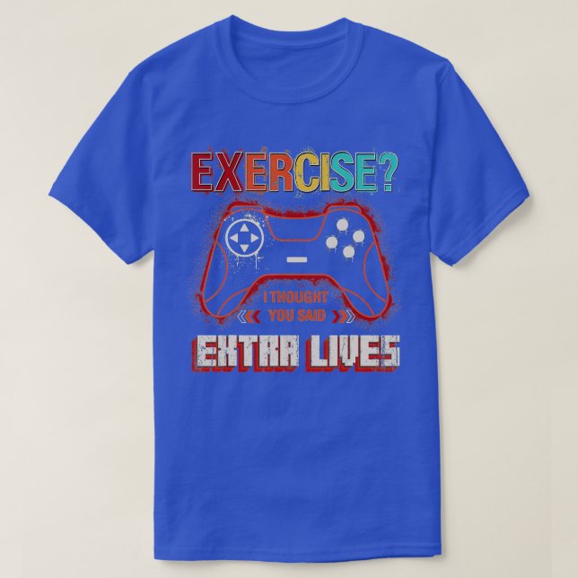 Extra Lives Funny Video Game Controller Retro  Boy T-Shirt (Design Front)