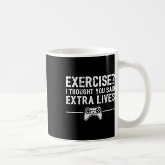 Extra Lives Funny Video Game Controller Retro Game Coffee Mug