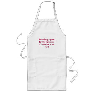 Extra long apron
