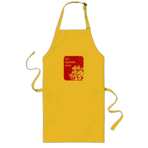 extra-long cotton twill aprons