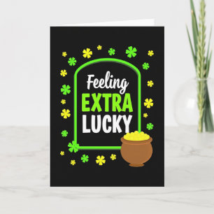 Extra Lucky Greeting Card
