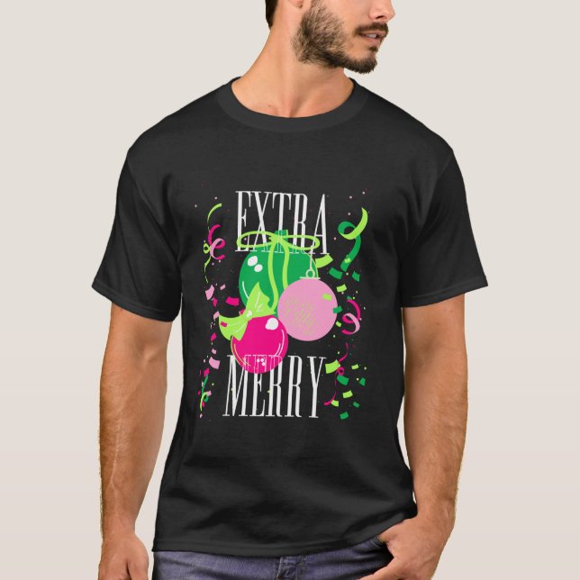 Extra Merry and Bright Southern Prep Simply Christ T-Shirt (Front)
