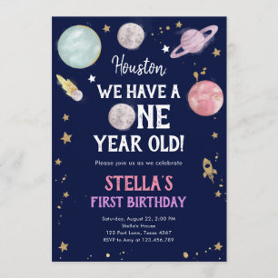 Extra-Space Planets Invitation pour la première an