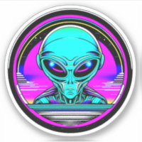 Extra Terrestrial Alien Flying a UFO