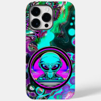 Extra Terrestrial Alien Flying a UFO