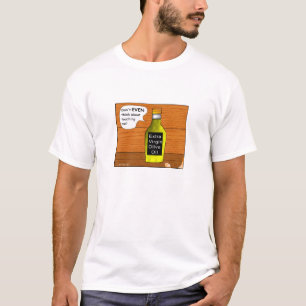 Extra Virgin Olive Oil Cartoon T-shirt