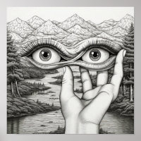 ExtraHandly Eyeballs: Surreal Hands Growing Out of