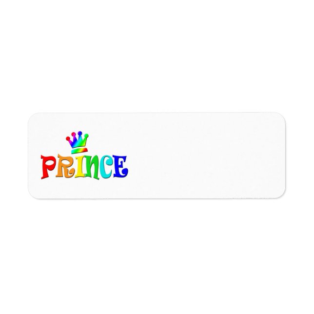 Extrait de dessin vidéo Texte arc-en-ciel, Prince  (Devant)