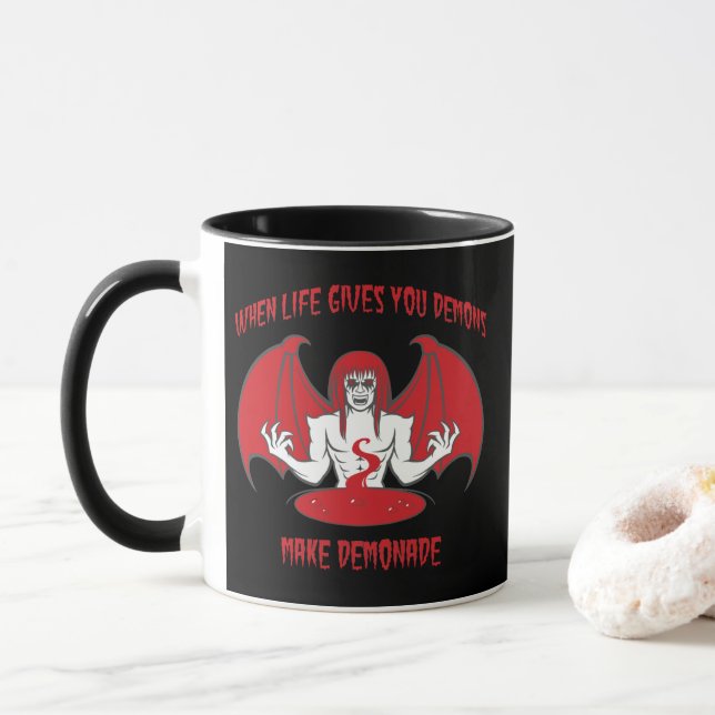 Extraordinaire démon Boy Demonade Mug (Avec donut)