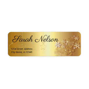 Extraordinaire, doux, beau Étiquette de Noël Or