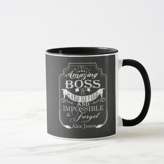 extraordinaire personnalisation mentor Mug panneau (Droite)
