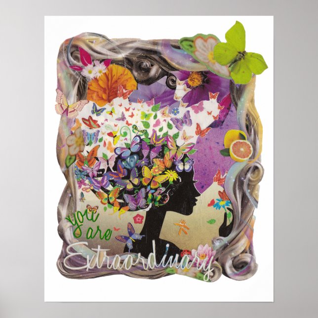 Extraordinaire, Poster Motivationnel, Inspiration (Devant)