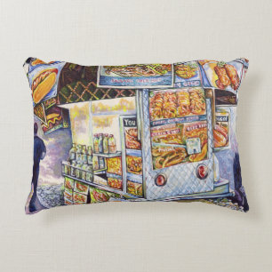 Extraordinary Artistic Workload Accent Pillow