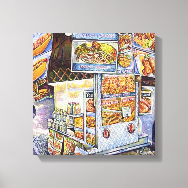 Extraordinary Artistic Workload Canvas Print (Front)