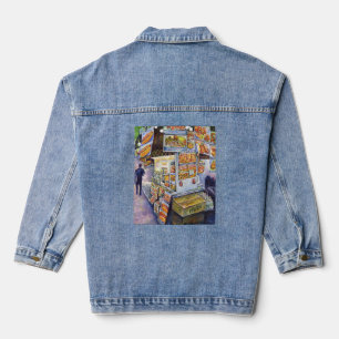 Extraordinary Artistic Workload Denim Jacket