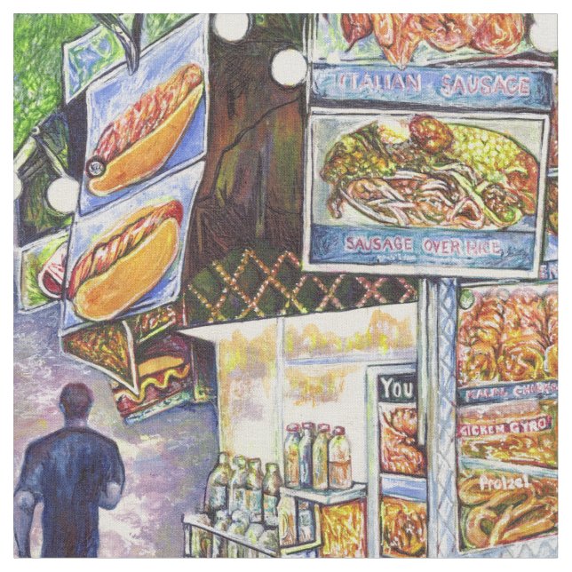 Extraordinary Artistic Workload Fabric (Close Up)