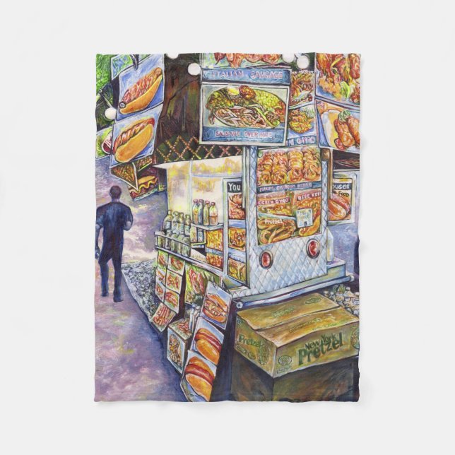 Extraordinary Artistic Workload Fleece Blanket (Front)