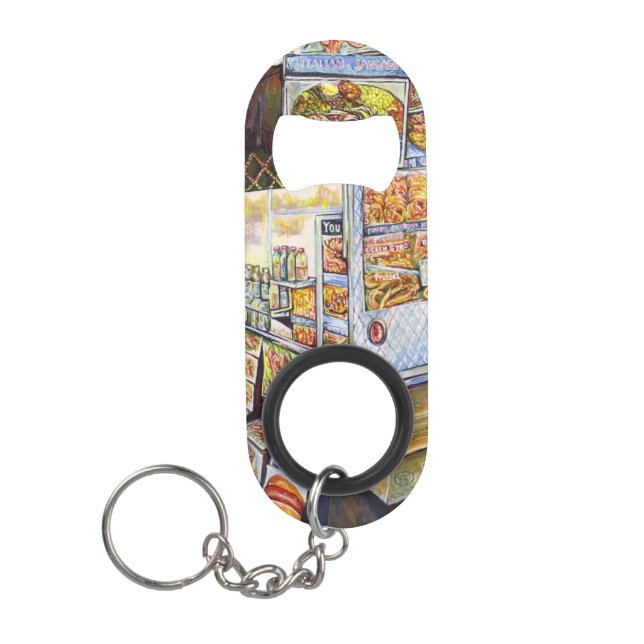 Extraordinary Artistic Workload Keychain Bottle Opener (Front)