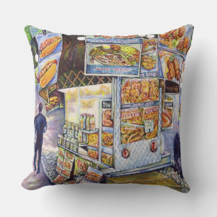 Extraordinary Artistic Workload Throw Pillow