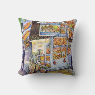 Extraordinary Artistic Workload Throw Pillow