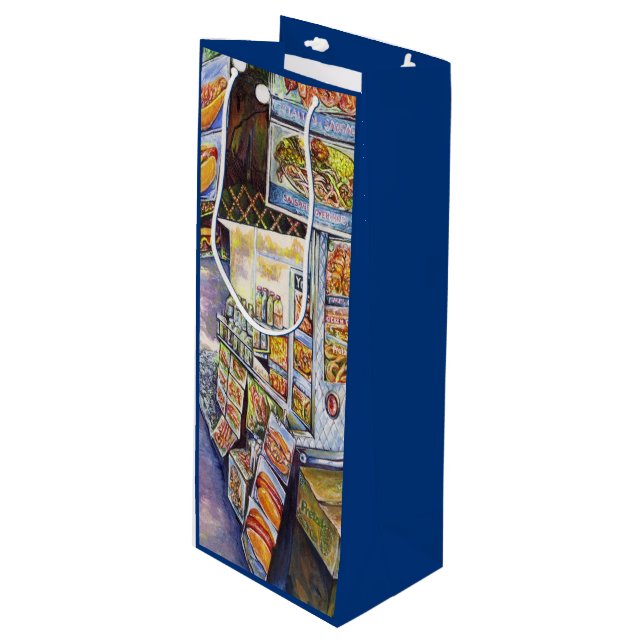 Extraordinary Artistic Workload Wine Gift Bag (Front Angled)
