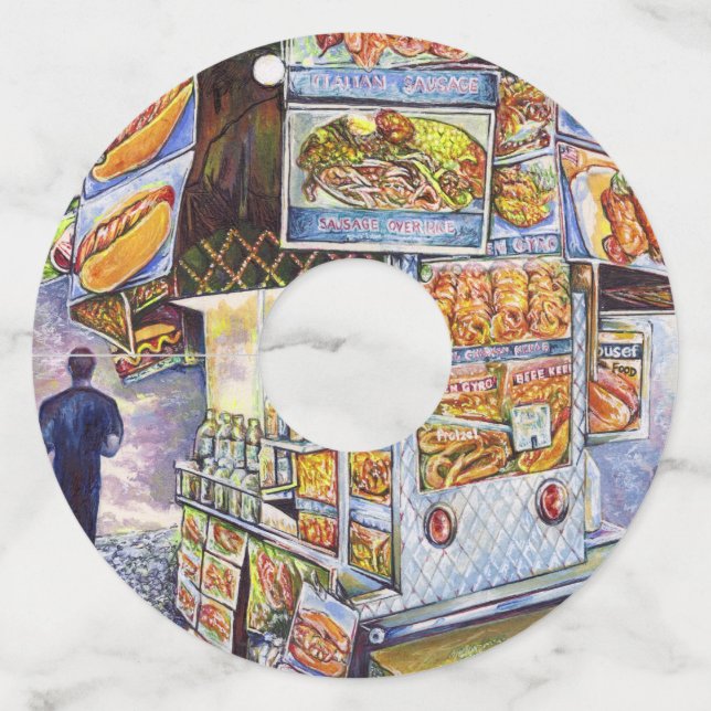 Extraordinary Artistic Workload Wine Glass Tag (Front)