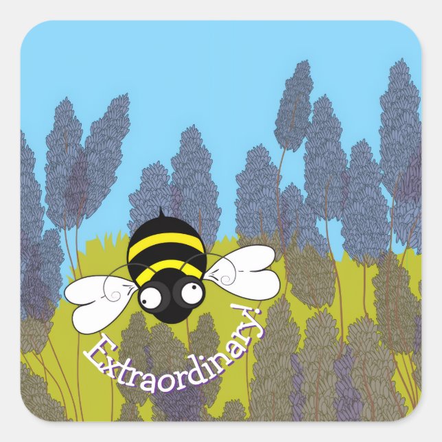 Extraordinary Bee Sticker (Devant)