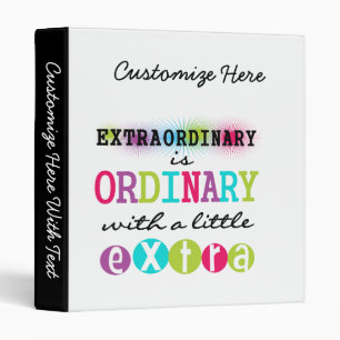 Extraordinary Binder