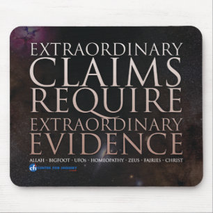 Extraordinary Claims Mouspad Mouse Pad