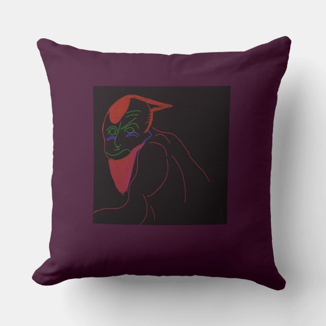 Extraordinary Hero  Throw Pillow (Front)