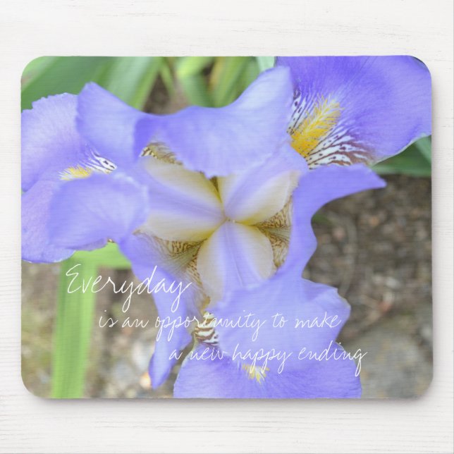 Extraordinary Iris Mouse Pad (Front)