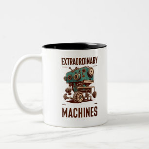 EXTRAORDINARY MACHINES Collection Trace 05 Two-Tone Coffee Mug