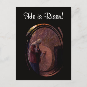 Extraordinary Mary Magdalene at Jesus' Empty Tomb Postcard