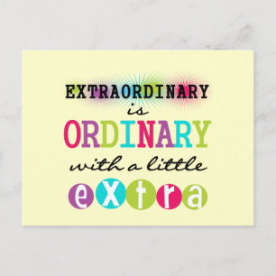 Extraordinary Postcard