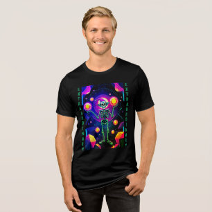 Extraordinary Skeleton Clown Tri-Blend Shirt