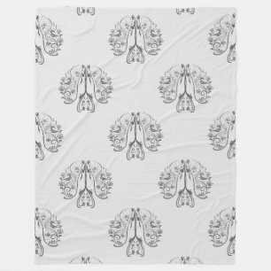 Extraordinary Spiritual Symbol Pattern 5 Fleece Blanket