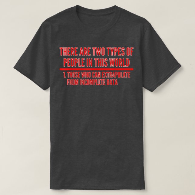 Extrapolate T ShirtData Science Shirt 526 (Design Front)