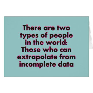 Extrapolate This...